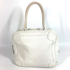 Hermes Handbag Omnibus PM Leather White