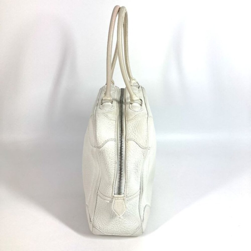 Hermes Handbag Omnibus PM Leather White