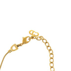 Dior CD Heart Metal Gold Necklace 0656 — view 5