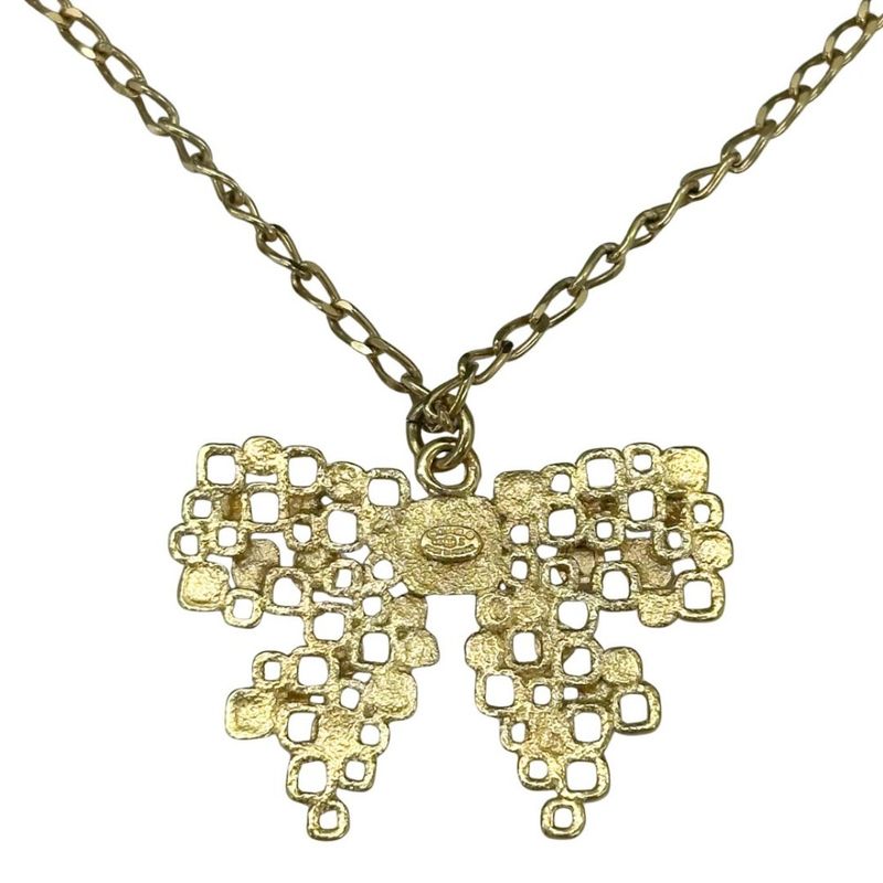 Chanel Ribbon Motif Necklace — view 3