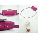 Fendi Baguette Phone Pouch Zucca 2-Way Shoulder Bag Handbag Pochette — view 6