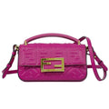 Fendi Baguette Phone Pouch Zucca 2-Way Shoulder Bag Handbag Pochette