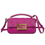 Fendi Baguette Phone Pouch Zucca 2-Way Shoulder Bag Handbag Pochette