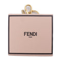 Fendi Minibox Charm Mini Box Key Holder 7 Ar917 Leather Rose Gold Hardware Bag