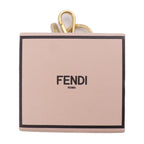 Fendi Minibox Charm Mini Box Key Holder 7 Ar917 Leather Rose Gold Hardware Bag