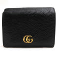 Gucci Wallet Women Leather Black Card Case