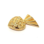 Dior Vintage Rhinestone Pin Brooch Pin Badge Gold