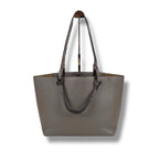 Loewe Anagram 2-Way Tote Shoulder Bag Small Leather Gray — view 2