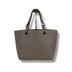 Loewe Anagram 2-Way Tote Shoulder Bag Small Leather Gray — view 3