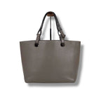Loewe Anagram 2-Way Tote Shoulder Bag Small Leather Gray — view 4