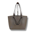 Loewe Anagram 2-Way Tote Shoulder Bag Small Leather Gray