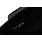 Fendi Long Wallet Men Leather Black 7 M0210 ndu F0 Qa1 zip Around Cuoio — view 8