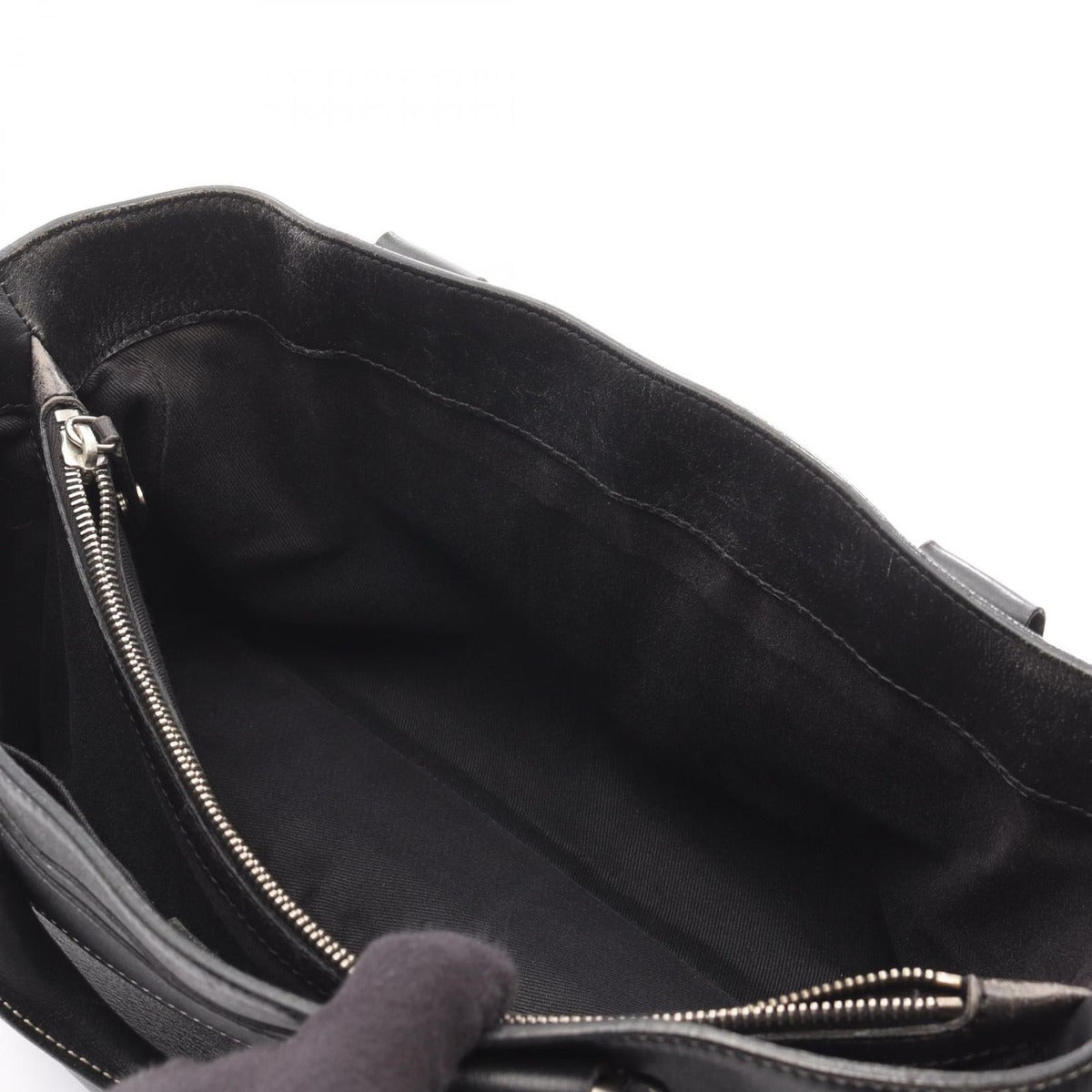 Celine Handbag Boogie Bag Black Leather B — view 5