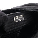 Prada Shoulder Bag Vela Black Nylon Leather — view 4