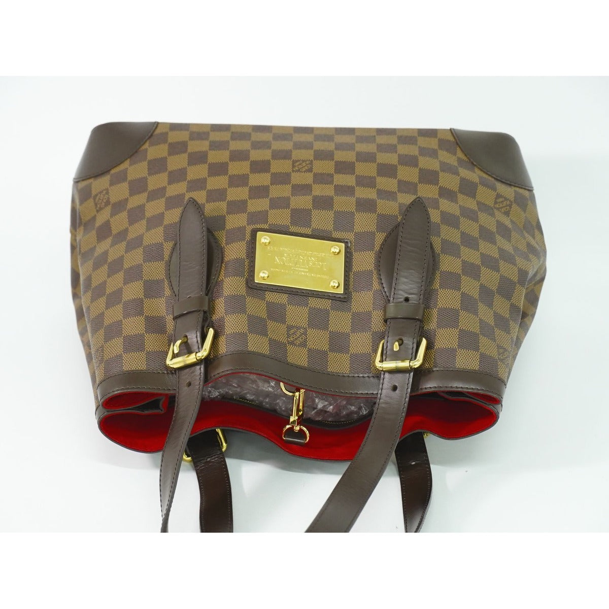 Louis Vuitton LV Hampstead MM Damier Ebene Tote Brown — view 5