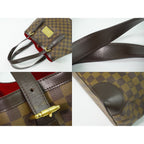 Louis Vuitton LV Hampstead MM Damier Ebene Tote Brown — view 6