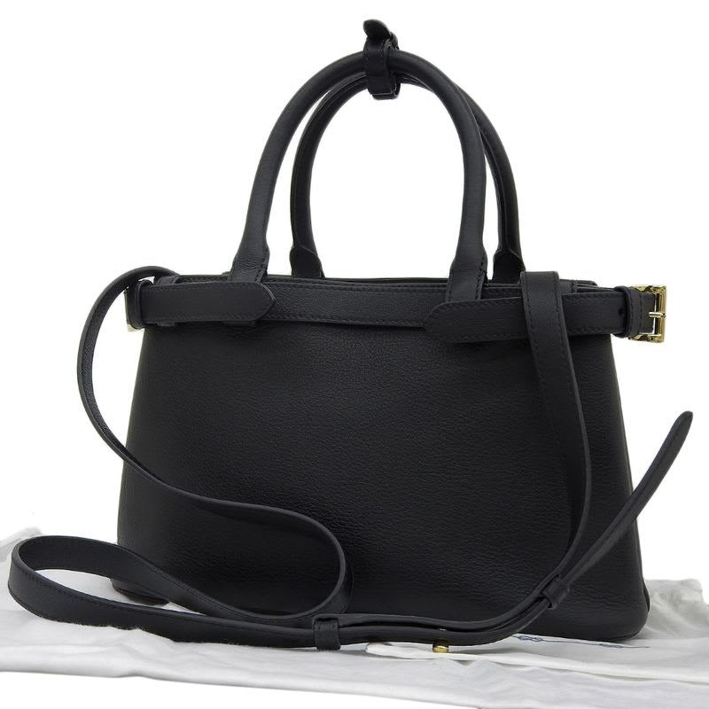 Prada 2-Way Tote Buckle Small Shoulder Bag — view 2