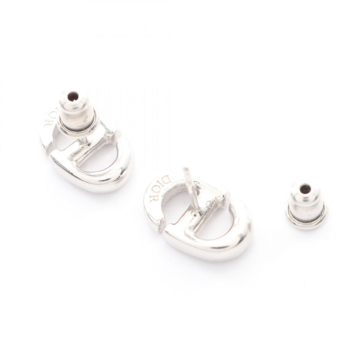 Dior Earrings CD Logo Stainless Steel — view 2