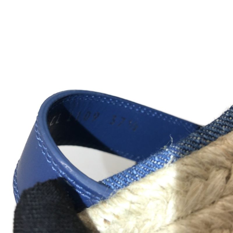 Louis Vuitton Sandals Wedge Sole Starboard Line Sky Blue — view 7