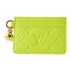 Louis Vuitton Card Case Holder Charm Zesty Lime