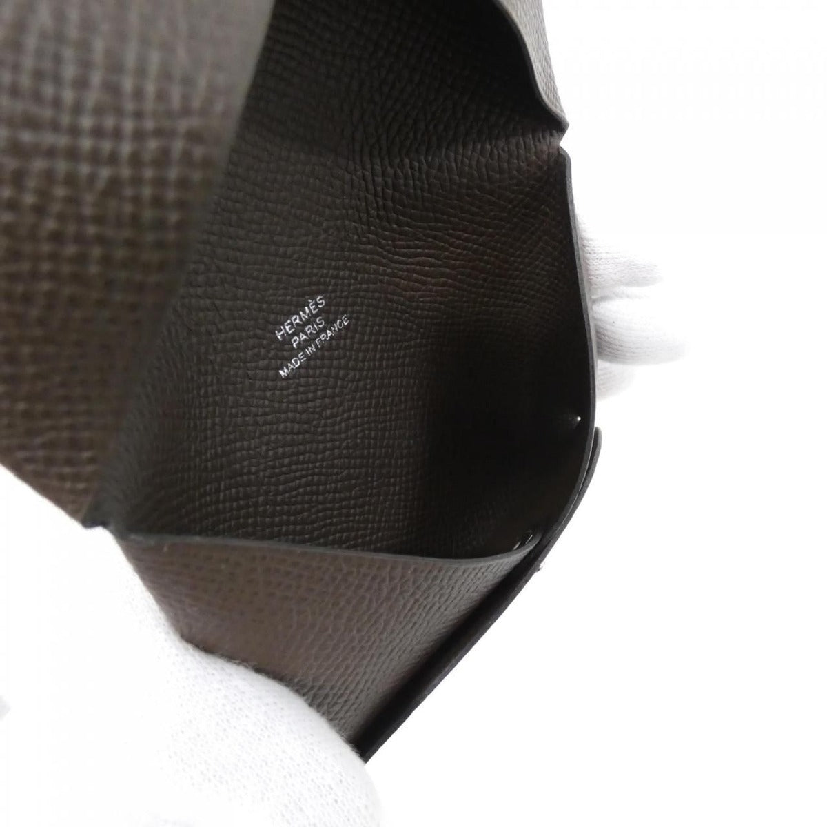 Hermes Calvi Card Case Ecorce — view 3