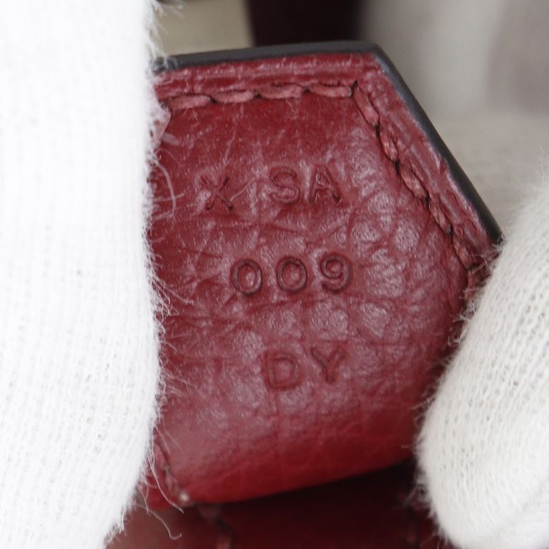 Hermes Bolide 31 ck K1 Taurillon Clemence Rouge Grenat Handbag — view 8