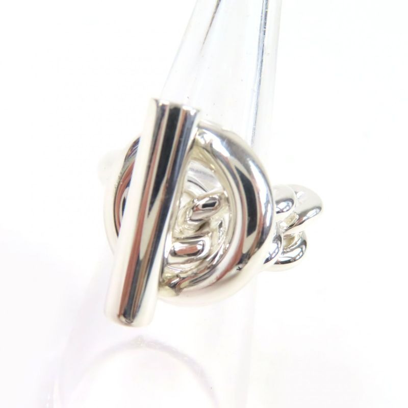 Hermes 2023 Croisette Ring AG 925 Accessory Silver 49 Size — view 2