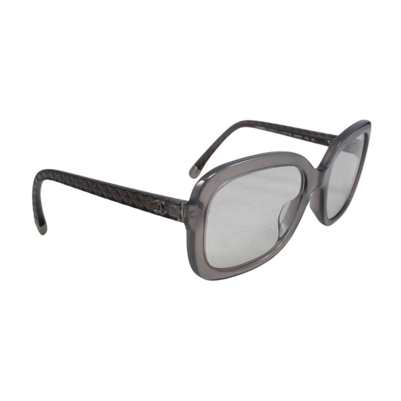 Chanel Quilted Coco Clear Sunglasses 5329-a Em0719 — view 2