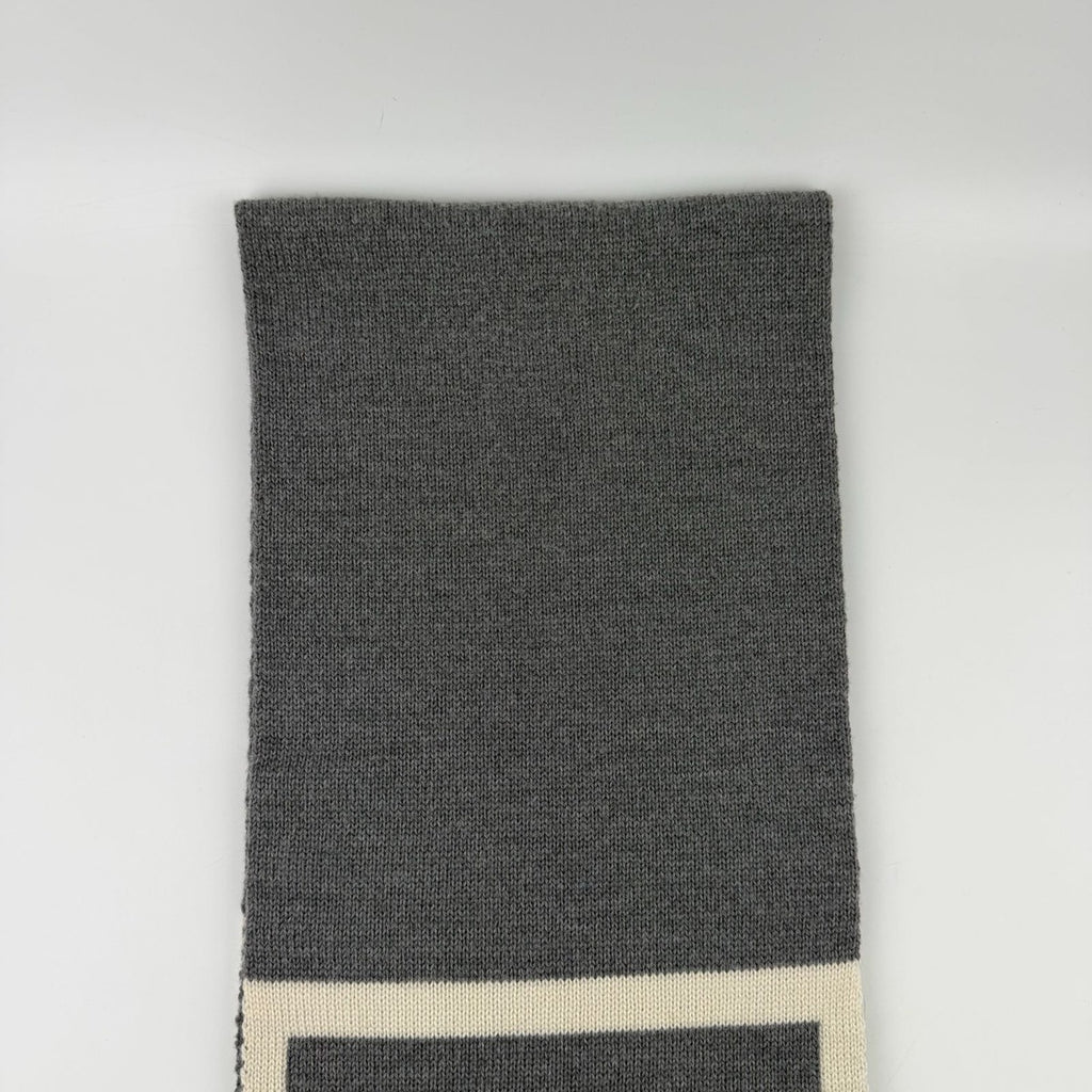 Chanel CC Logo Scarf Wool Silk Two — view 4