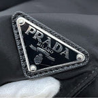 Prada Tote Bag Black Nero Tessuto 2 Vg026 — view 3