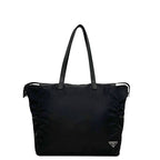 Prada Tote Bag Black Nero Tessuto 2 Vg026 — view 5