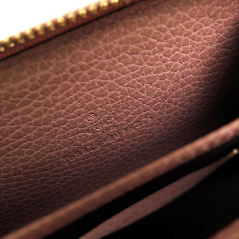 Gucci Wallet Women Leather Pink Swing Coin Case — view 7