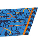 Hermes Maxi Twill Molle Etres Blue Orange Yellow Silk Scarf — view 7