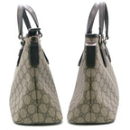 Gucci Tote Bag GG Supreme 429019.486628 Beige Brown Silver Hardware — view 5