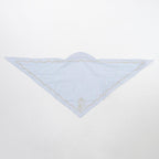 Hermes Ancre Marine Triangle Shawl White Blue — view 6
