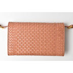 Prada Long Wallet Shoulder 1 M1437 Madras Rose — view 4