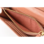 Prada Long Wallet Shoulder 1 M1437 Madras Rose — view 9