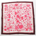 Gucci Silk GG Flora Scarf Pink