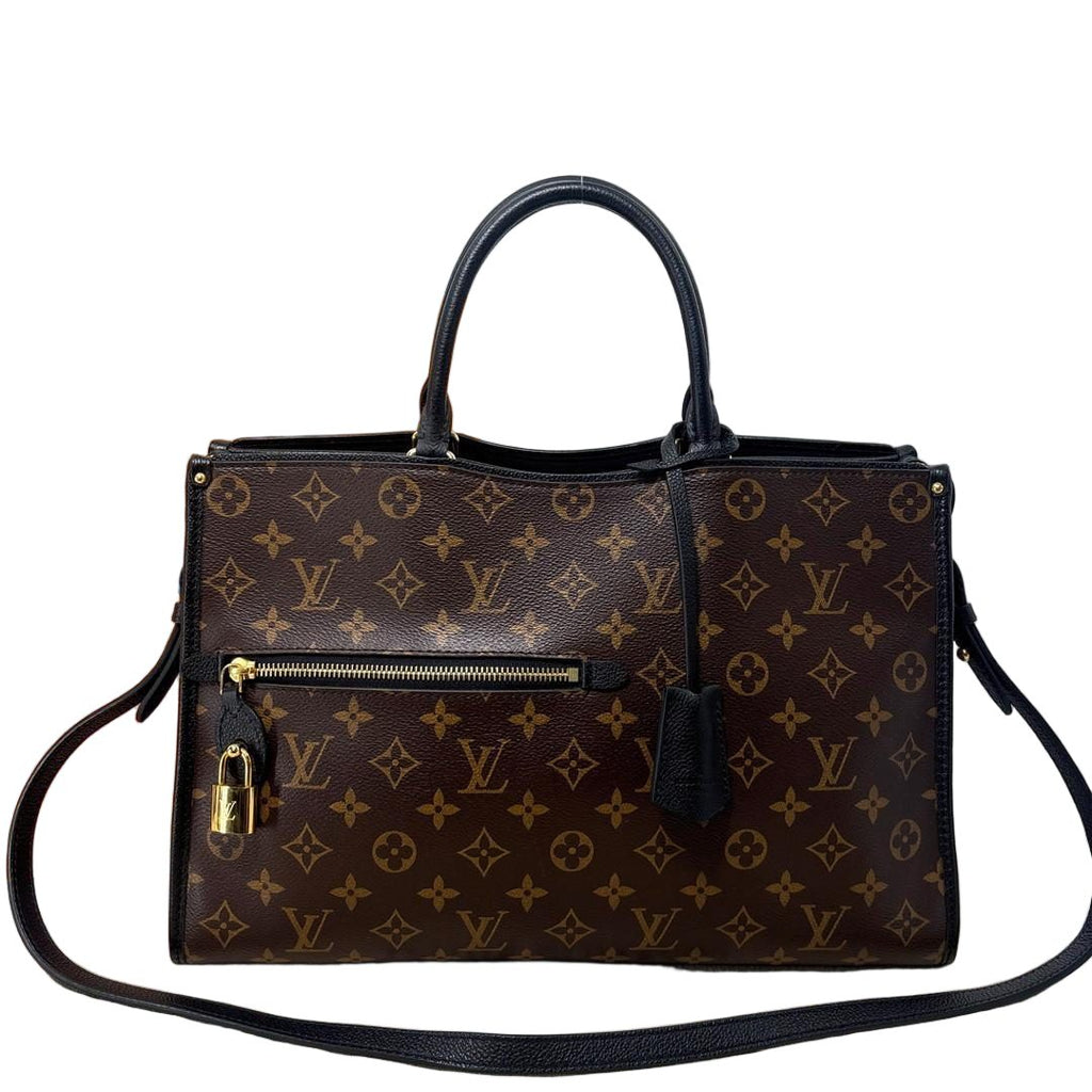 Louis Vuitton Monogram Macassar Popincourt MM Handbag
