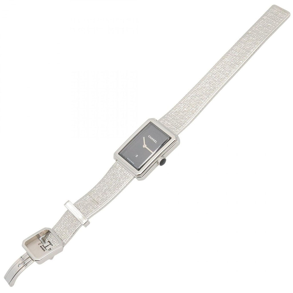 Chanel Watch Boyfriend Tweed Black Stainless Steel — view 4