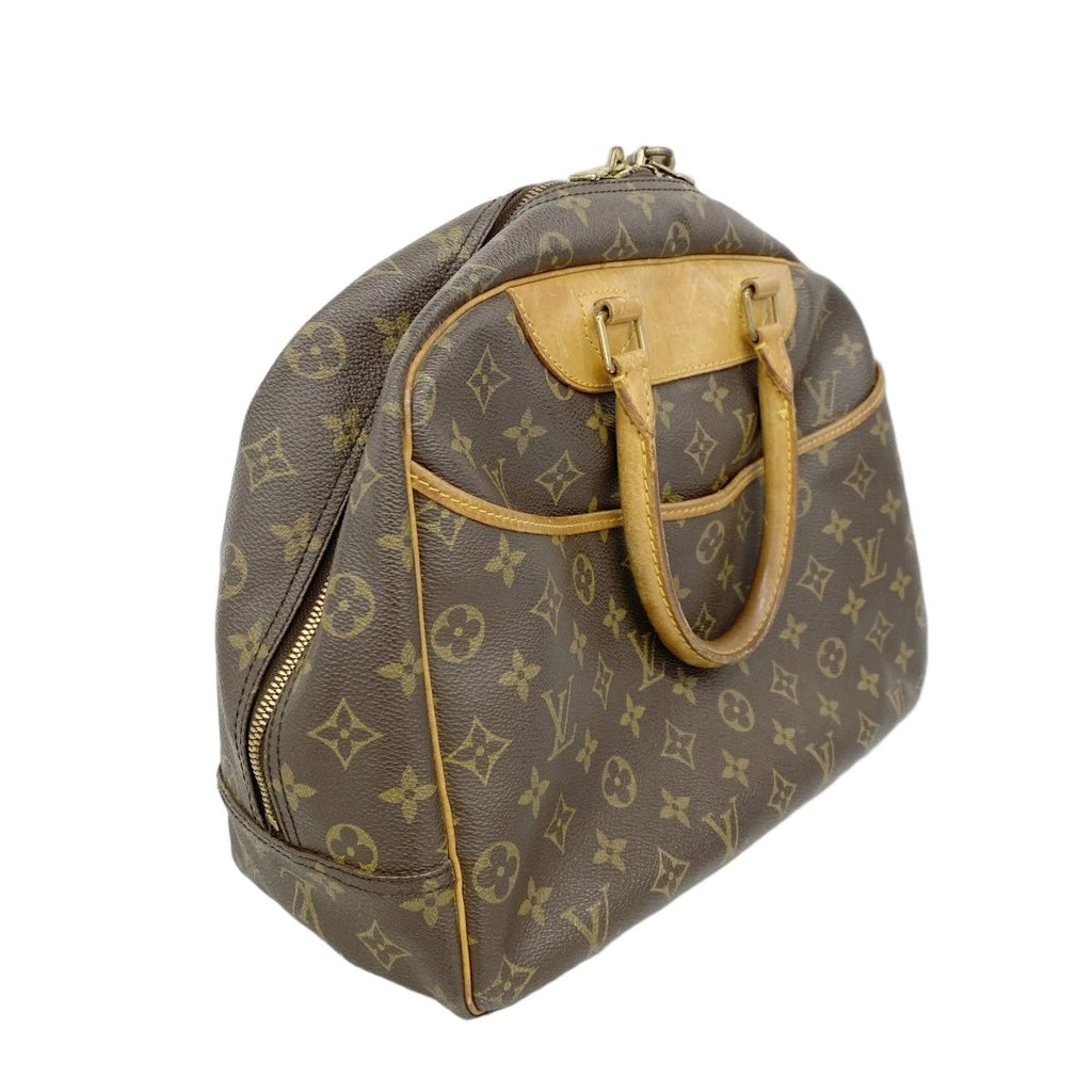 Louis Vuitton Handbag Monogram Deauville Brown — view 2