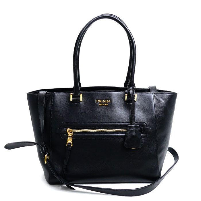 Prada 2-Way Shoulder Bag Black 1 Bg227