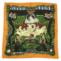 Hermes Scarf Carre 90 le Paradis du Roy King's Paradise Aq8174