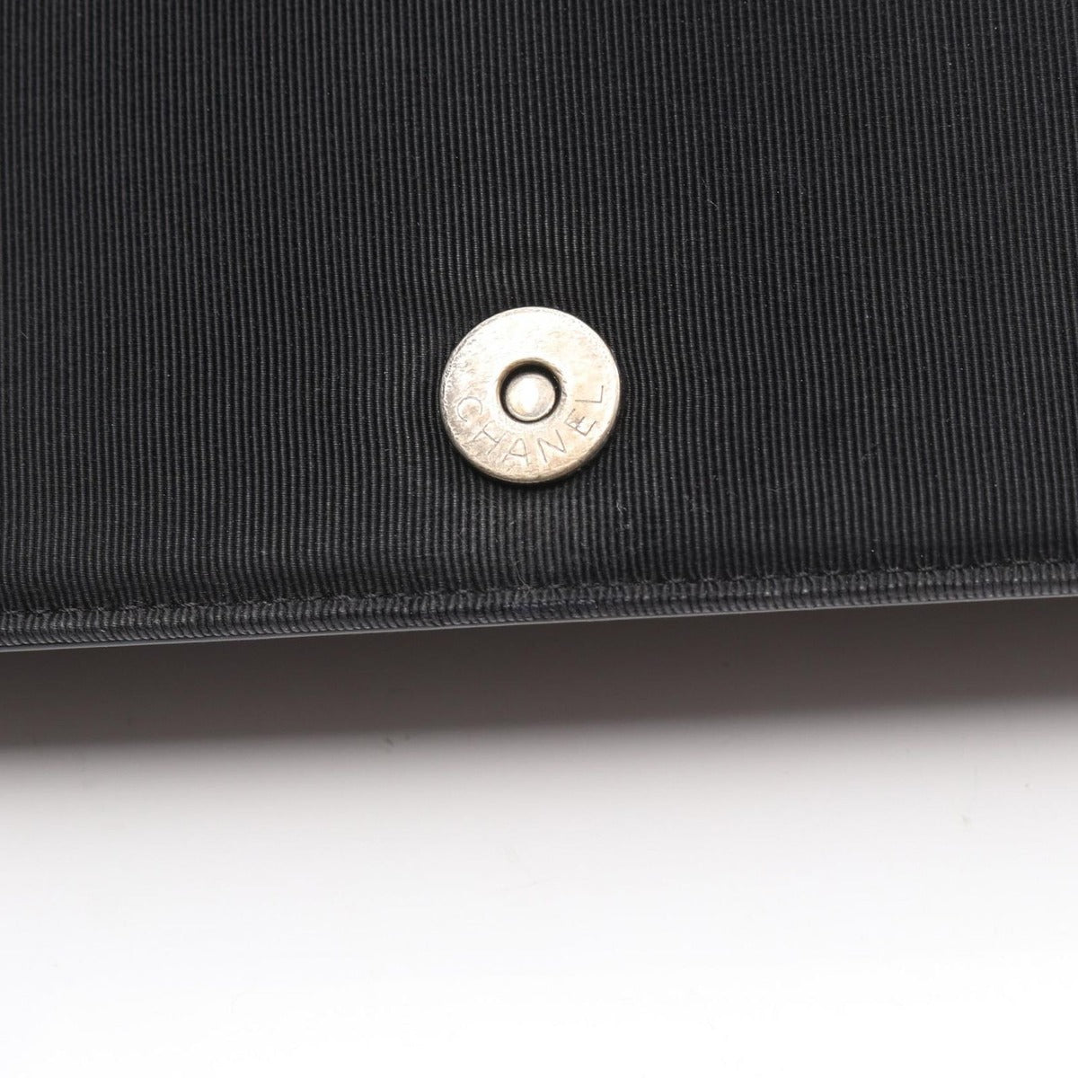 Chanel Shoulder Bag Quilted Big CC Logo Black Lambskin — view 7