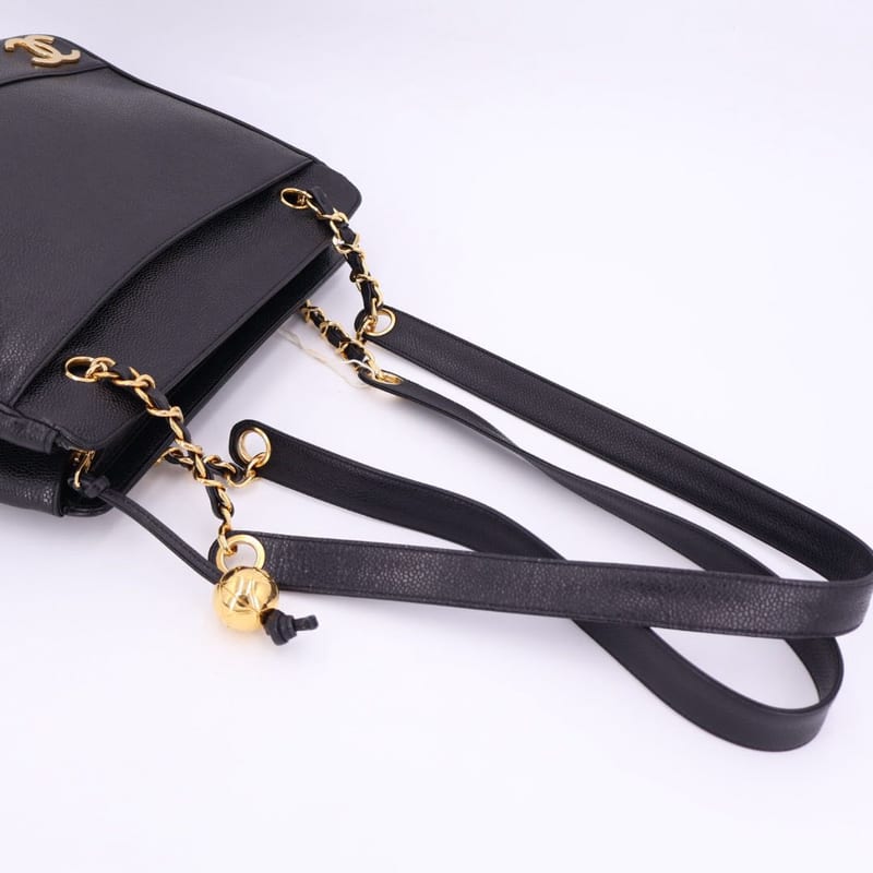 Chanel Triple Chain Tote Bag — view 9