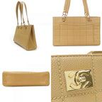 Chanel Shoulder Bag Coco Caviar Leather Beige Gold Hardware 7 th Chain — view 2