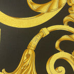 Hermes Scarf Carre 90 les Tuileries Jardin Des Black Gold — view 7