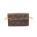 Louis Vuitton Waist Bag Pochette Florentine Canvas Leather