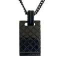 Gucci Diamante Diamantissima Necklace Pendant Square Plate Logo