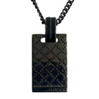 Gucci Diamante Diamantissima Necklace Pendant Square Plate Logo